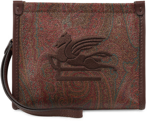 Paisley mini print pouch-1